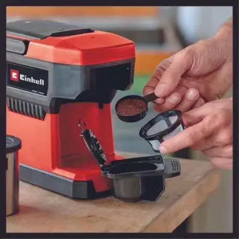Ekspres do kawy przelewowy Einhell 0.24 L TE-CF 18 Li-Solo