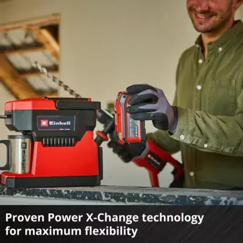 Ekspres do kawy przelewowy Einhell 0.24 L TE-CF 18 Li-Solo