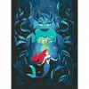 Zestaw do malowania Ravensburger CreArt Disney Ariel i Urszula 23732 — zestaw farb dla dzieci z nadrukowanym motywem