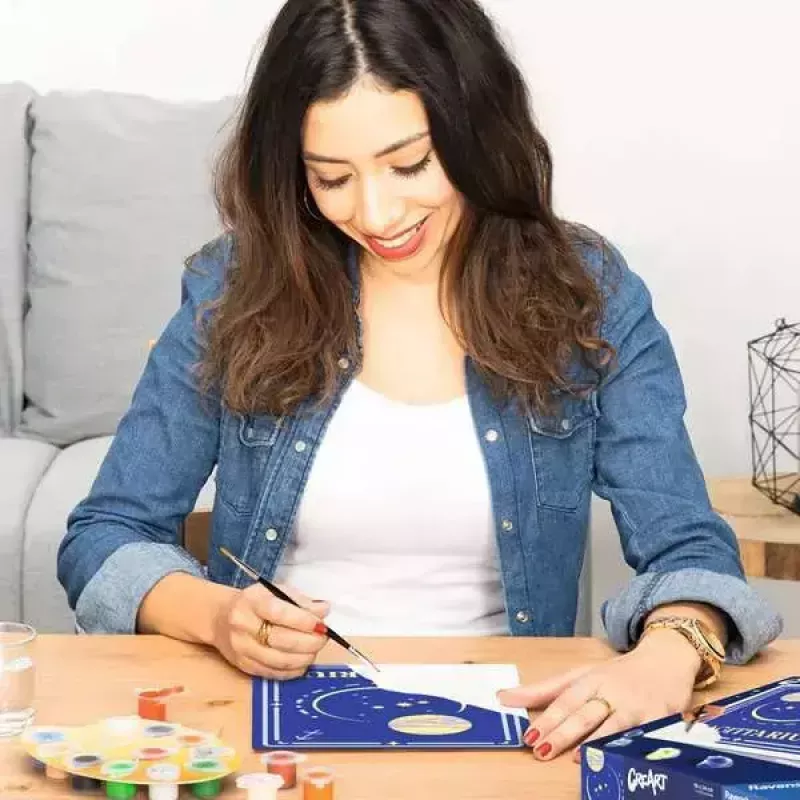 Zestaw do malowania po numerkach Ravensburger CreArt – znak zodiaku Strzelec, model 23741
