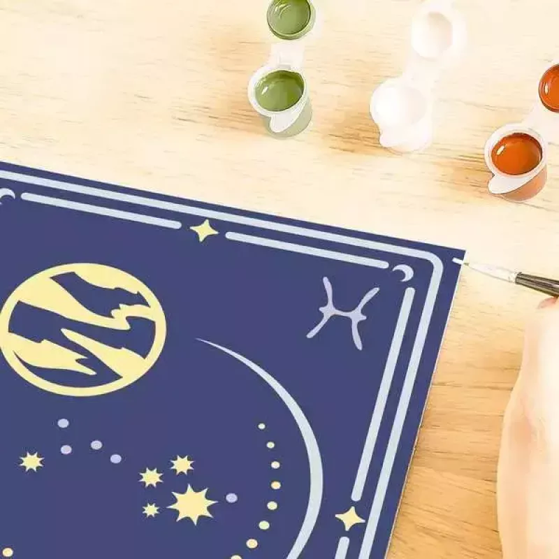 Ravensburger zestaw do malowania CreArt — Znak zodiaku Ryby (23735)