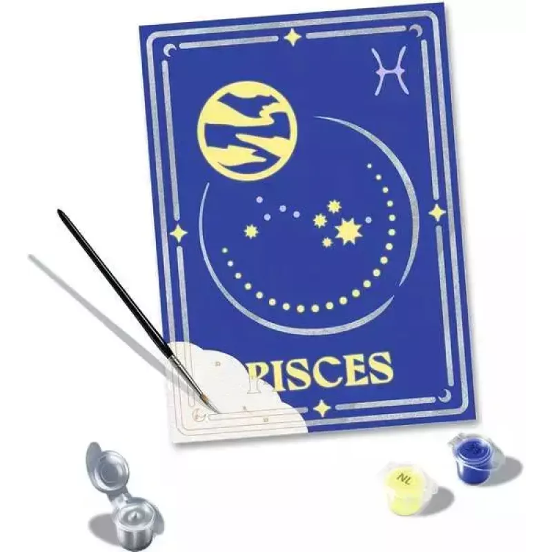 Ravensburger zestaw do malowania CreArt — Znak zodiaku Ryby (23735)
