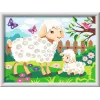 Ravensburger CreArt 23764 zestaw do malowania po numerach, owca z jagnięciem