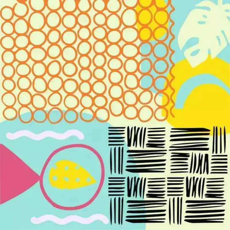 Zestaw farb Ravensburger CreArt Funky Shapes – zestaw do malowania do kreatywnych projektów artystycznych