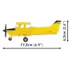 Klocki konstrukcyjne Cobi Cessna 172 Skyhawk żółty model 26621 – zestaw w skali i do samodzielnego montażu