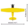 Klocki konstrukcyjne Cobi Cessna 172 Skyhawk żółty model 26621 – zestaw w skali i do samodzielnego montażu