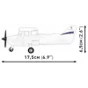 Zabawka konstrukcyjna Cobi Cessna 172 Skyhawk biały zestaw konstrukcyjny