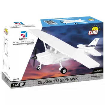 Zabawka konstrukcyjna Cobi Cessna 172 Skyhawk biały zestaw konstrukcyjny