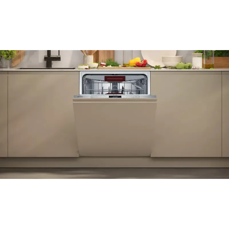 Zmywarka do zabudowy NEFF N50 S155ECX01E — 14 kompletów, Home Connect, klasa energetyczna B, 42 dB