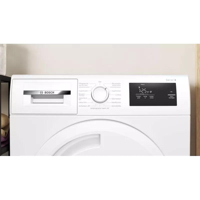 Suszarka Bosch Serie 4 WTH83003 wolnostojąca ładowana od przodu 7 kg biała