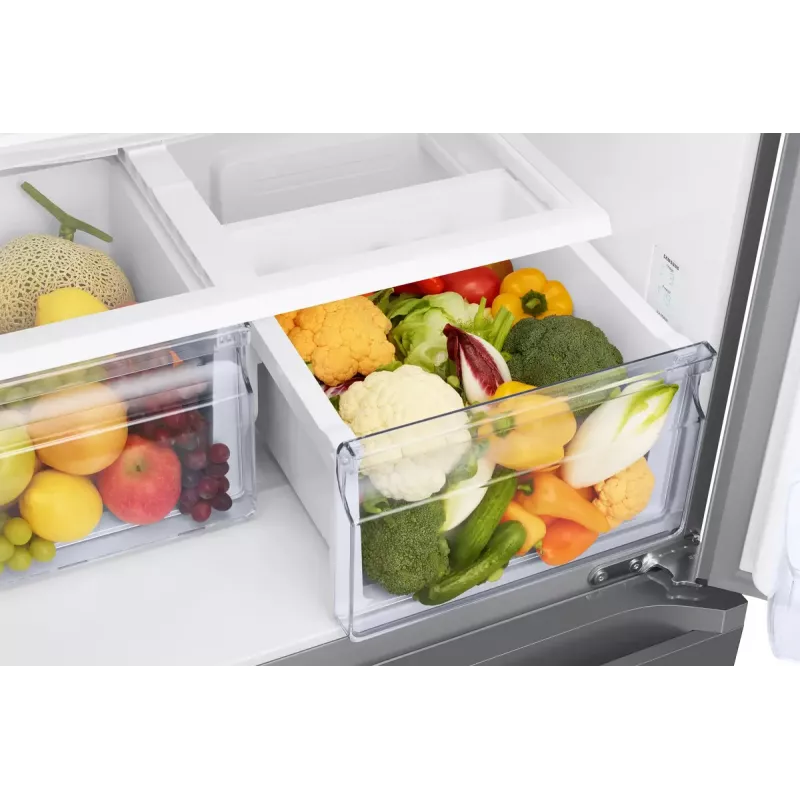 Lodówka side-by-side Samsung RF50C530ES9 wolnostojąca French door stal nierdzewna 495 l, chłodziarka 330 l / zamrażarka 165 l