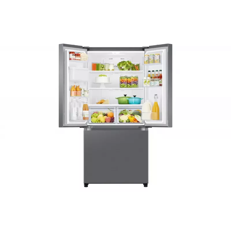 Lodówka side-by-side Samsung RF50C530ES9 wolnostojąca French door stal nierdzewna 495 l, chłodziarka 330 l / zamrażarka 165 l