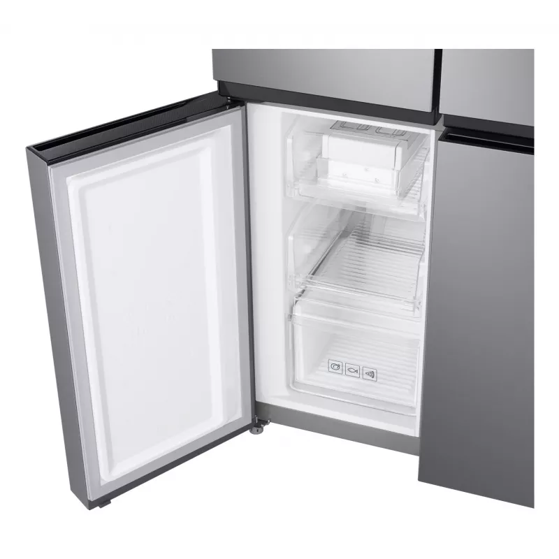 Samsung RF48A400EM9 lodówka typu side-by-side Wolnostojąca 488 L Srebrny
