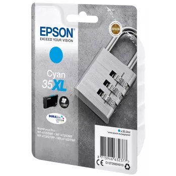 Wkład Epson Padlock Singlepack cyjan 35XL DURABrite Ultra Ink