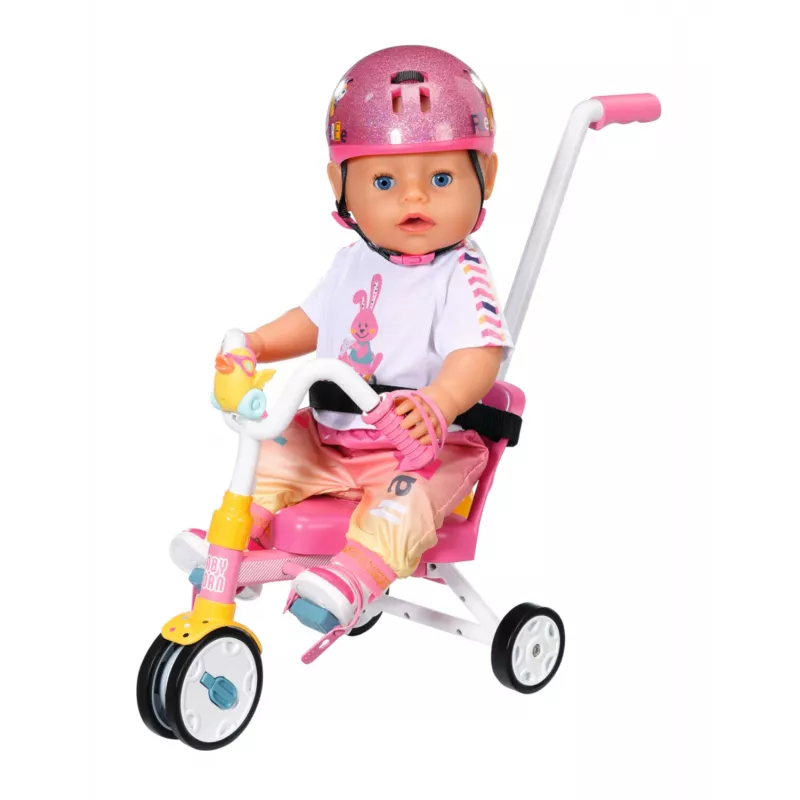 Zestaw rowerek dla lalki BABY born Trike