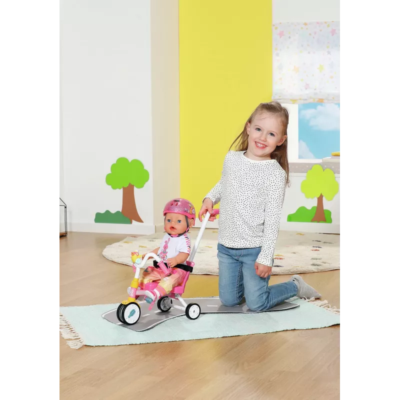Zestaw rowerek dla lalki BABY born Trike