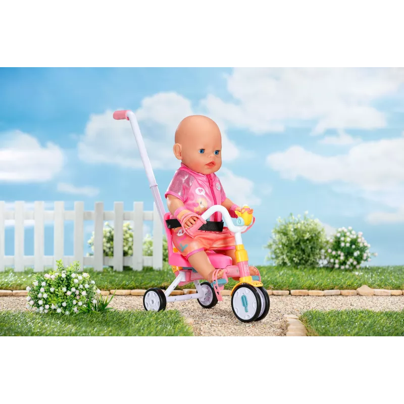 Zestaw rowerek dla lalki BABY born Trike