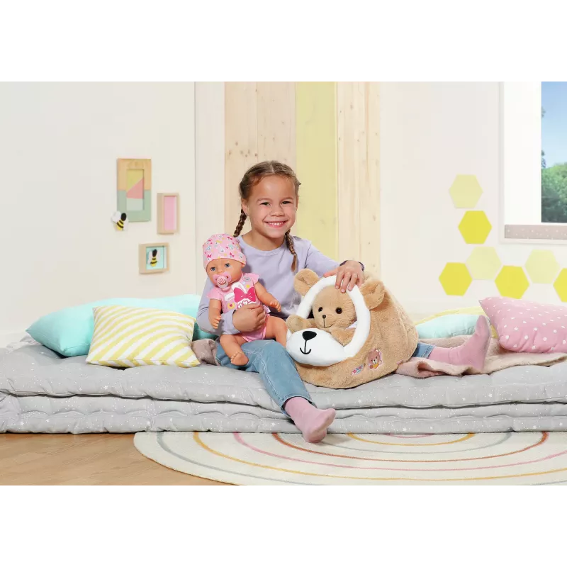 Miękka zabawka jaskinia niedźwiedzia ZAPF creation BABY born — pluszowy dodatek do zabawy dla lalek