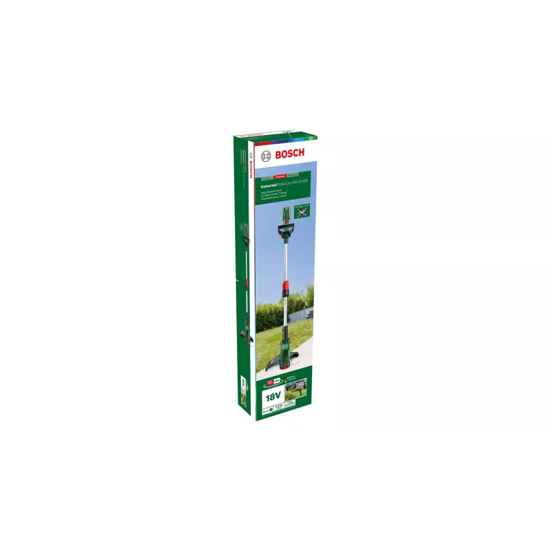 Bosch UniversalGrassCut 18V-26-500 26 cm Akumulatorowa podkaszarka żyłkowa Czarny, Zielony