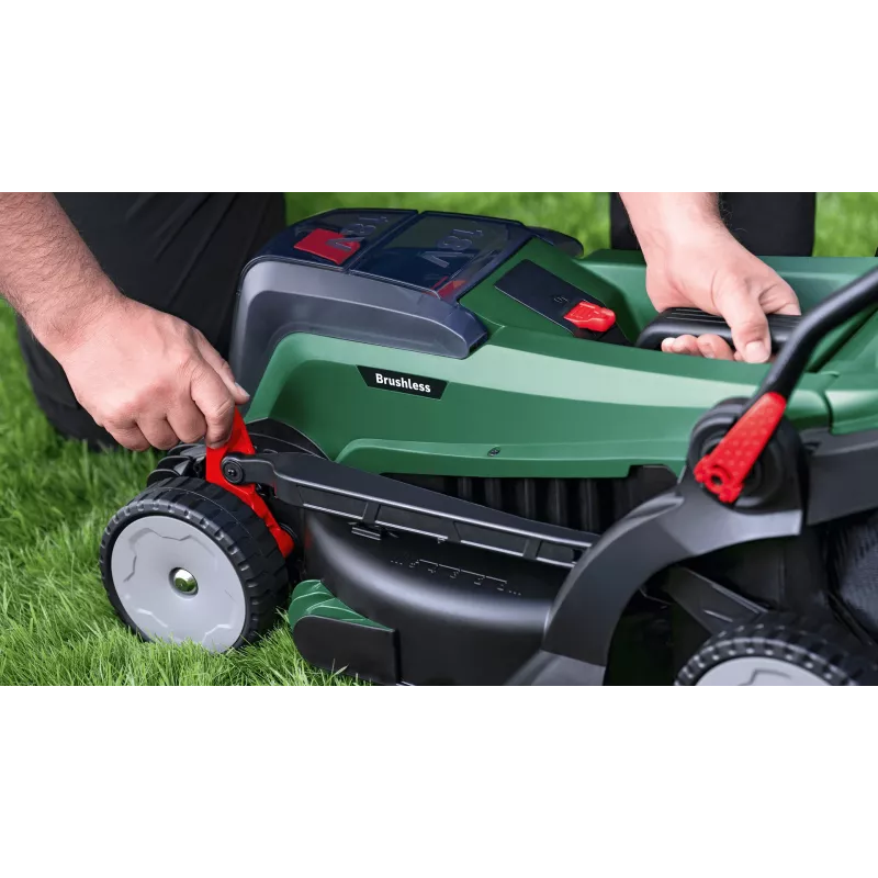 Bosch 37-550 kosiarka prowadzona za rękę Akumulatorowa Czarna, Zielona