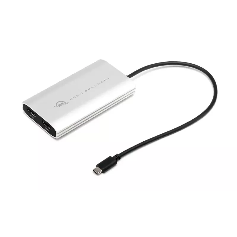 USB graphics adapter OWC CADPDL2HDMI 3840 x 2160 pikseli Srebrny