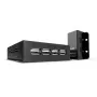 Lindy 50m 4-portowy przedłużacz USB 2.0 Cat.6, Nadajnik i odbiornik sieciowy, 50 m, 480 Mbit/s, Cat5, Cat5e, Cat6, NS1021, Brąz fosforowy