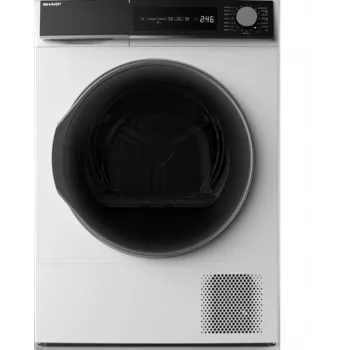 Suszarka bębnowa Sharp KD-NHH8S8GW3 wolnostojąca ładowana od przodu 8 kg biała