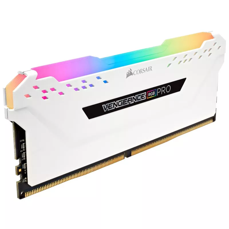 Pamięć CORSAIR 32GB DDR4 2666MHz 2x16GB C16 - Biała