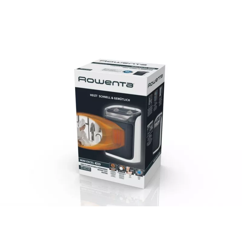 Rowenta Mini Excel Aqua SO9281 Wewnętrzny biały 2000 W Nagrzewnica elektryczna wentylatorowa