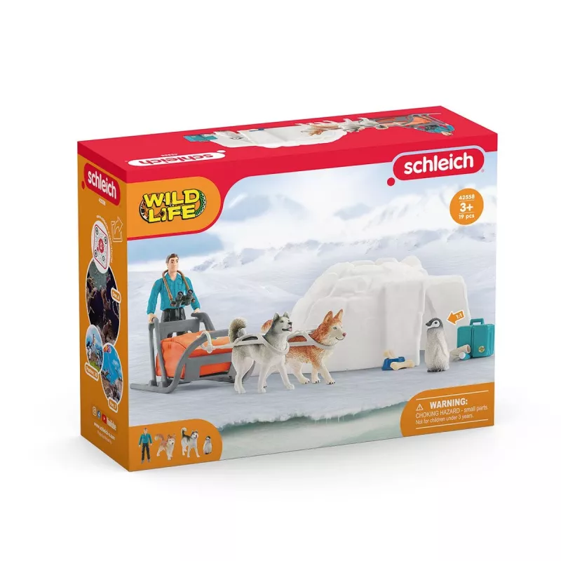 Zoo Schleich WILD LIFE Ekspedycja antarktyczna Wielokolorowy 42558