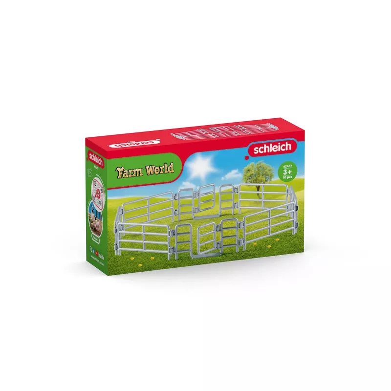schleich Ogrodzenie zagrody, Płotek dla figurek, 3 lat(a), Farma, Zwierzęta gospodarskie / zabawki rolnicze, Stal nierdzewna, 1 szt.