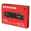 SSD M.2 512 GB ADATA XPG GAMMIX S70 BLADE — PCIe 4.0 NVMe, odczyt 7400 MB/s, zapis 2600 MB/s