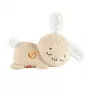 Fisher-Price Soothe & Settle Bunny – pluszowa zabawka dla niemowląt i konfigurowalny szumiący króliczek z ruchem