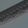 Klucz Wera 05150110001 37 szt. stalowy zestaw grzechotkowy czarno-zielony
