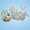 MEGA Pokémon Zestaw Klocków Karuzela Wesołe Miasteczko, z 4 Figurkami Akcji (393 Elementy) dla Dzieci