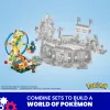 MEGA Pokémon Zestaw Klocków Karuzela Wesołe Miasteczko, z 4 Figurkami Akcji (393 Elementy) dla Dzieci