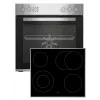 Zestaw urządzeń kuchennych Beko BBUE12020X, płyta ceramiczna, elektryczny