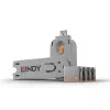 Blokada portu Lindy USB Port Blocker zestaw 4 szt. kod kolorystyczny pomarańczowy