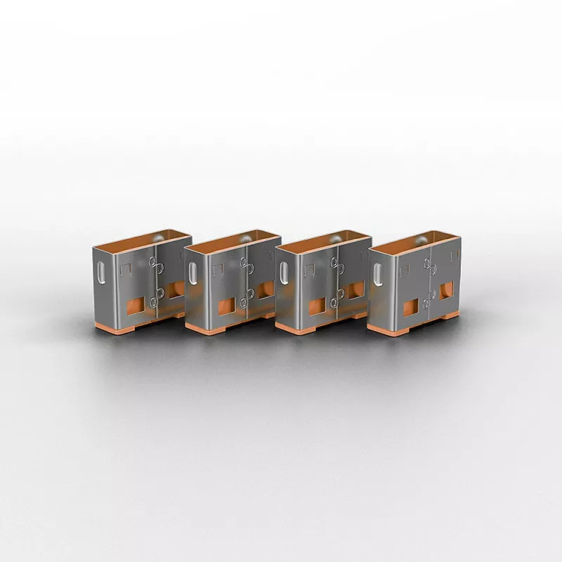 Blokada portu Lindy USB Port Blocker zestaw 4 szt. kod kolorystyczny pomarańczowy