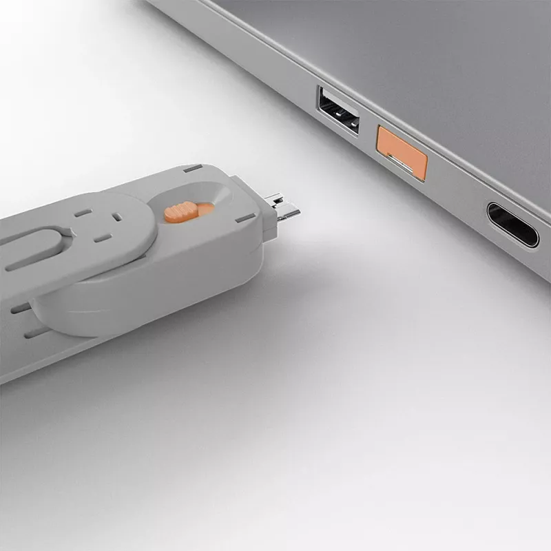 Blokada portu Lindy USB Port Blocker zestaw 4 szt. kod kolorystyczny pomarańczowy