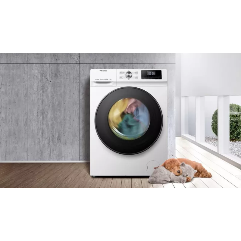 Pralka Hisense WFQA7014EVJM Front-load 7 kg 1310 RPM Biały