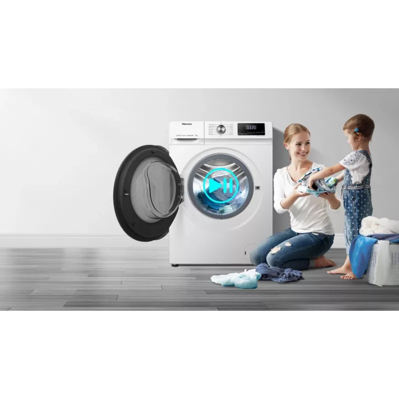 Pralka Hisense WFQA7014EVJM Front-load 7 kg 1310 RPM Biały