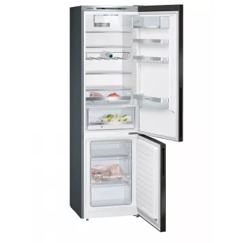 Siemens iQ500 KG39E8XBA lodówko-zamrażarka Wolnostojąca 343 L Czarny, Stal nierdzewna