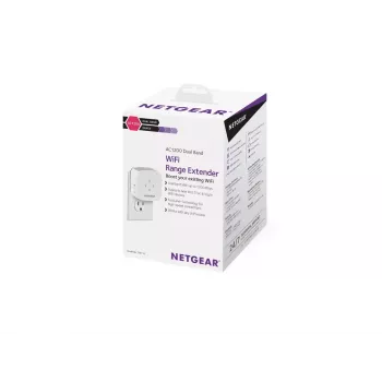 NETGEAR EX6110 Nadajnik i odbiornik sieciowy Biały 10, 100, 300 Mbit/s