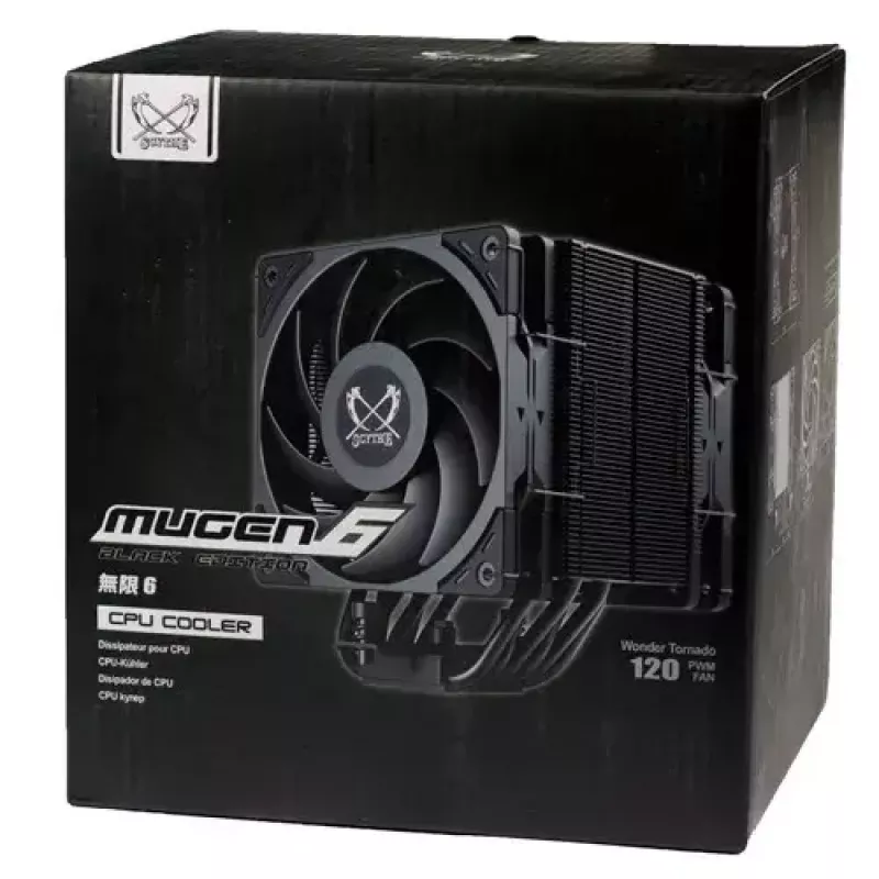 Fan Scythe Mugen 6 Dual Fan Czarny Edition 12 cm 300-2000 RPM