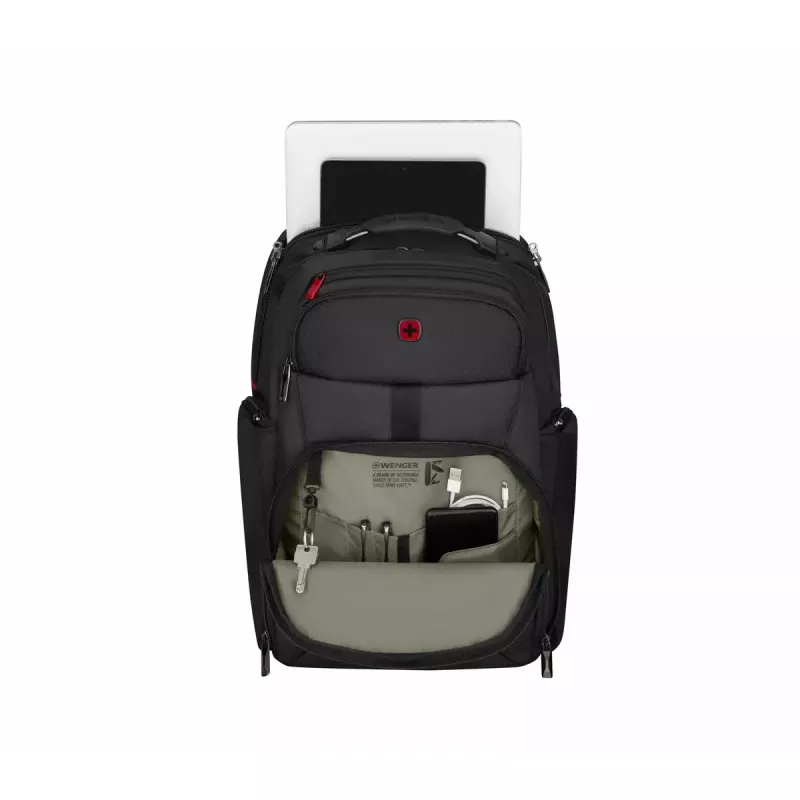 Casual backpack Wenger SwissGear Meteor Czarny Polyester PVC rPET