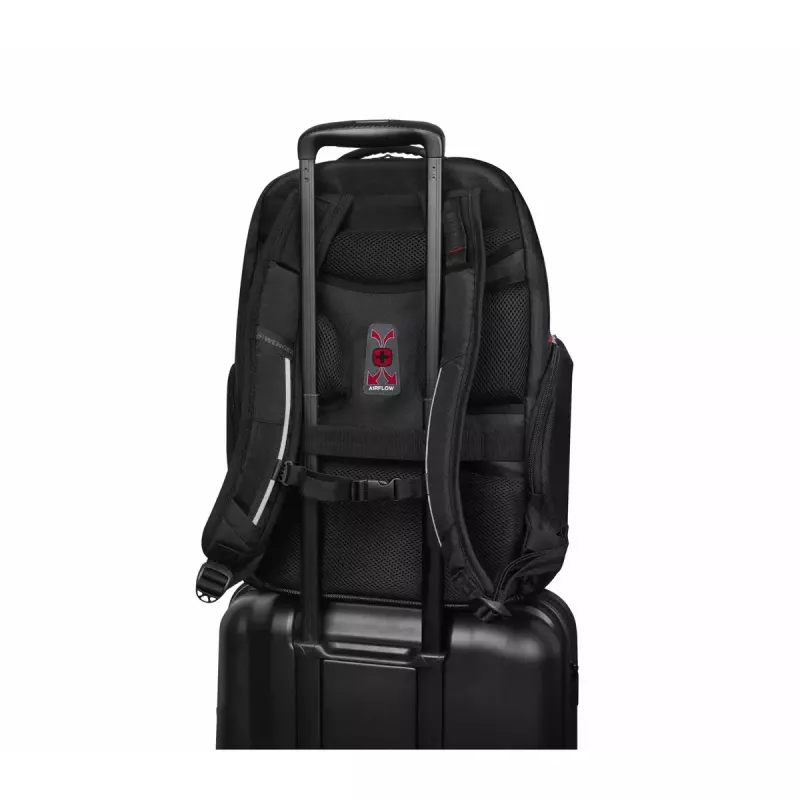 Casual backpack Wenger SwissGear Meteor Czarny Polyester PVC rPET