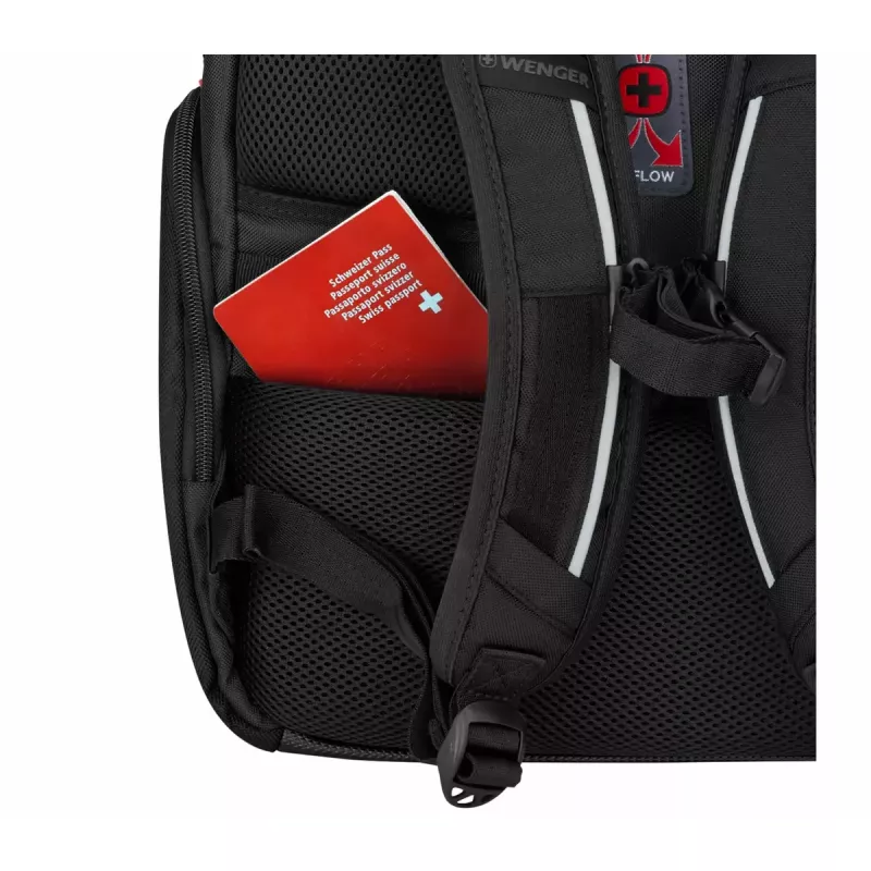 Casual backpack Wenger SwissGear Meteor Czarny Polyester PVC rPET