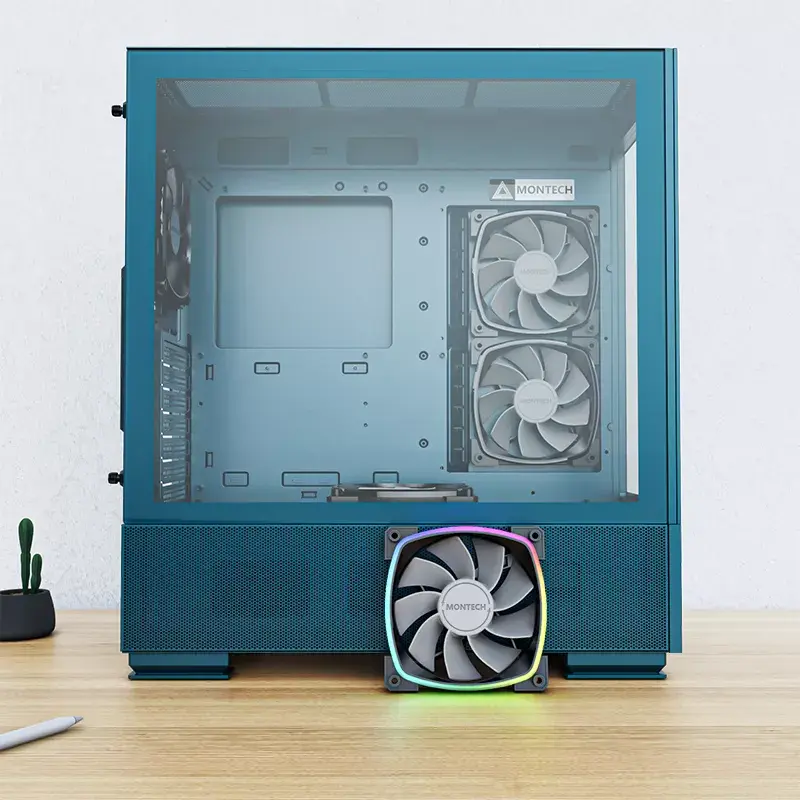 Obudowa PC Montech SKY TWO Midi Tower niebieska