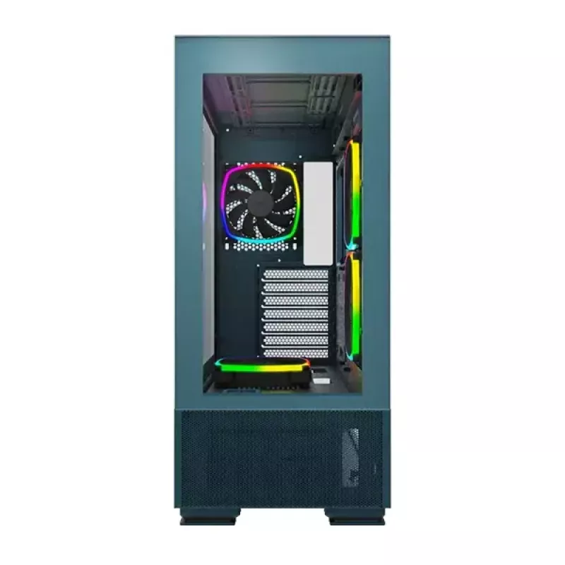 Obudowa PC Montech SKY TWO Midi Tower niebieska